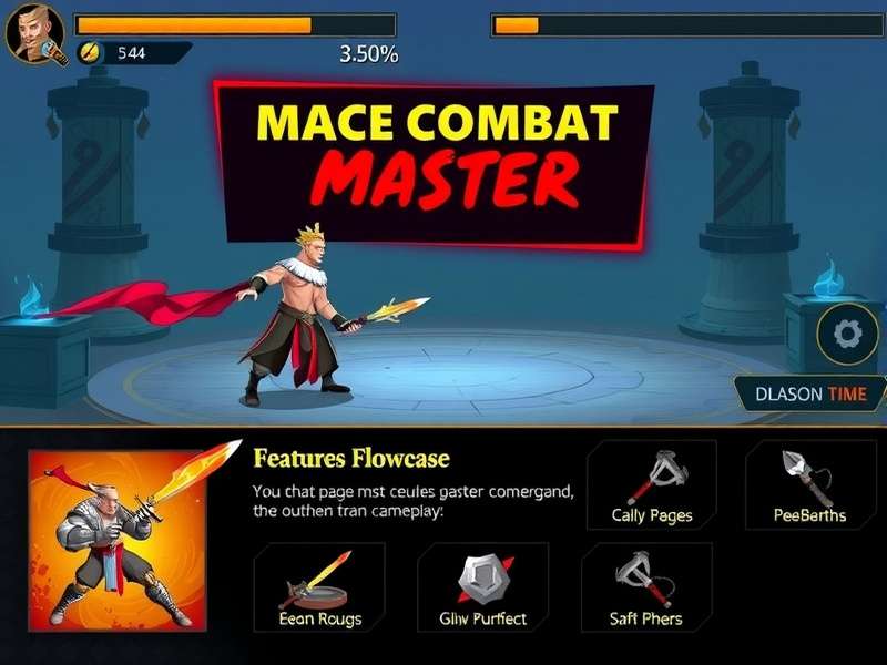 Mace Combat Master character selection screen